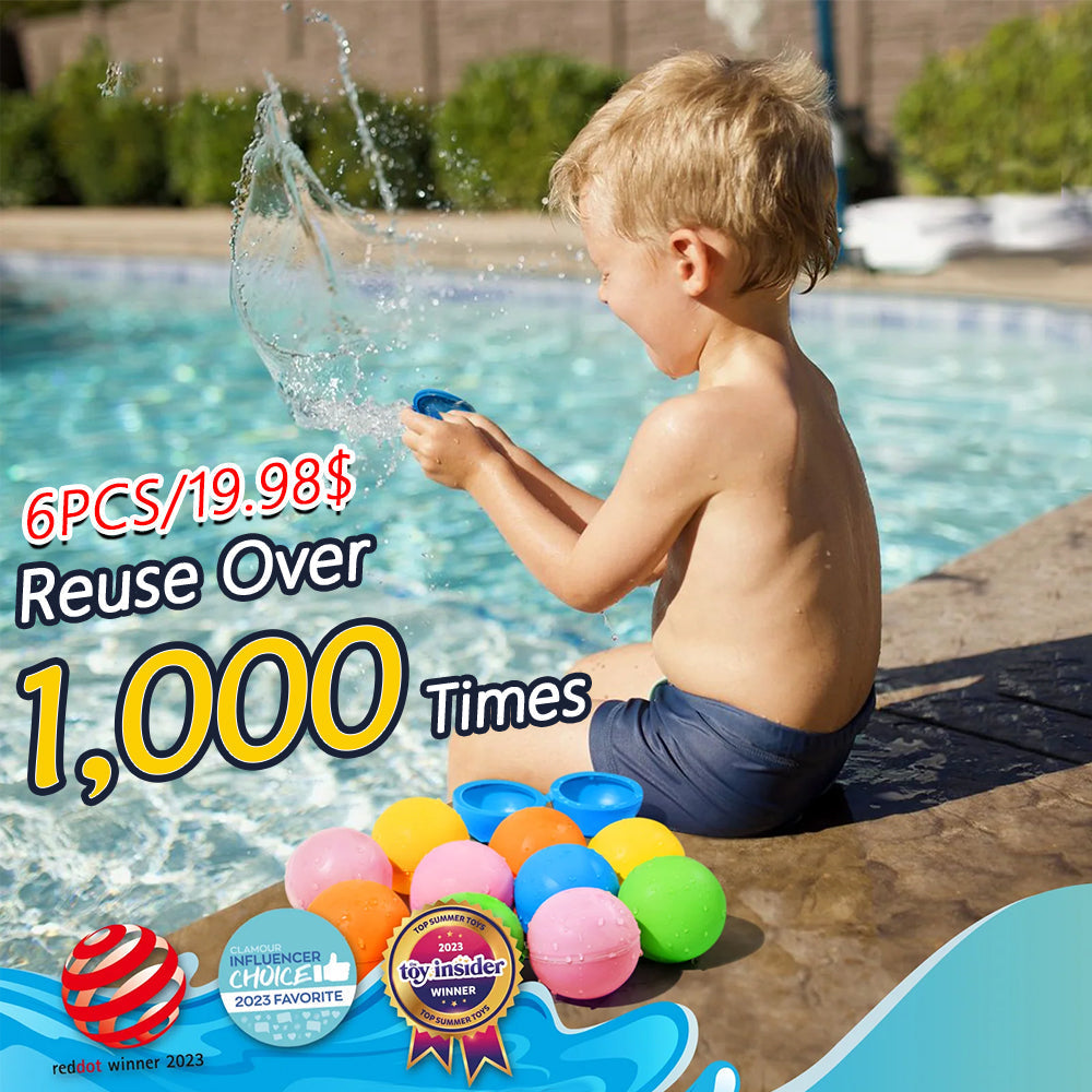 Magnetic Splash Balloons - Reusable Water Balloons for Kidsđ