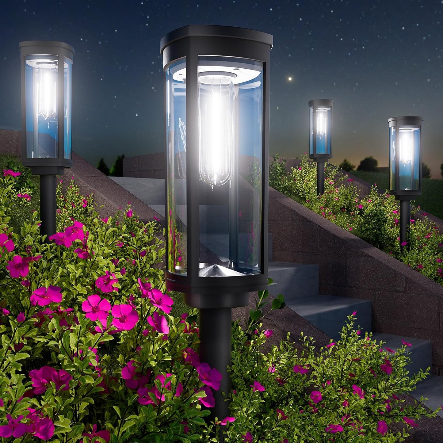 Solar Pathway Lights for Garden & Yard