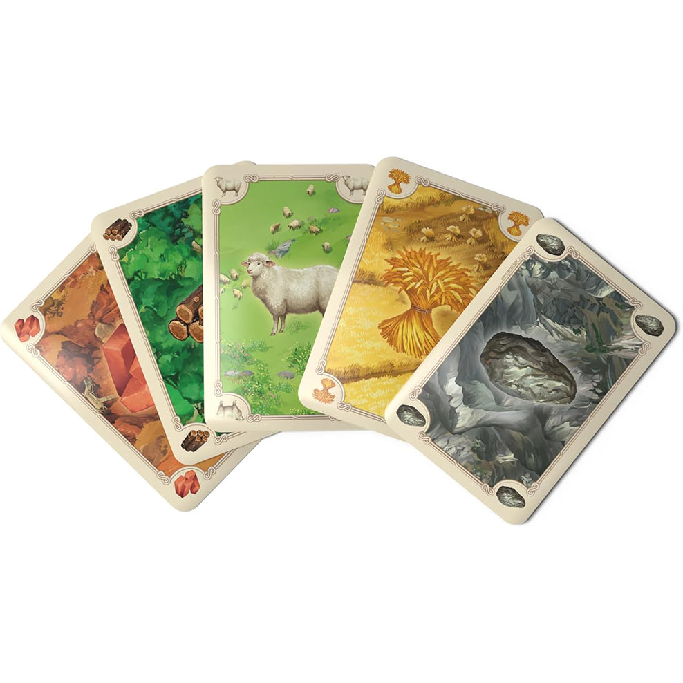 CATAN terrain tiles and game components