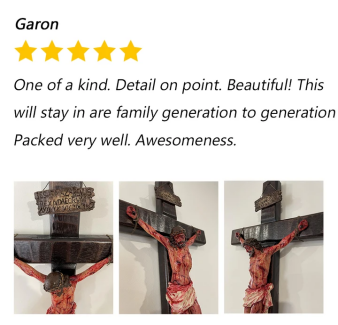 ✝️ Sacred Jesus Crucifix for Home Prayer & Reflection