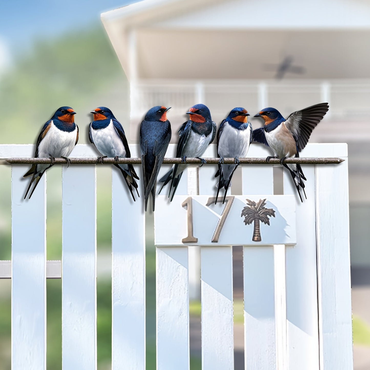🐦Metal Birds on Branch Wall Decor Sculpture for Home, Indoor Patio