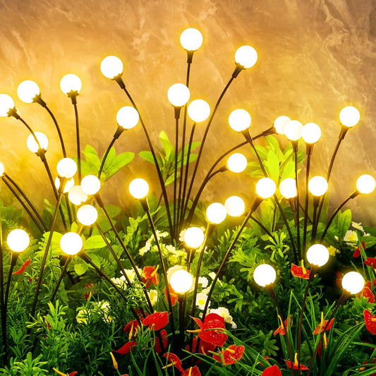 Swaying Solar Firefly Lights for a Magical Garden Glow