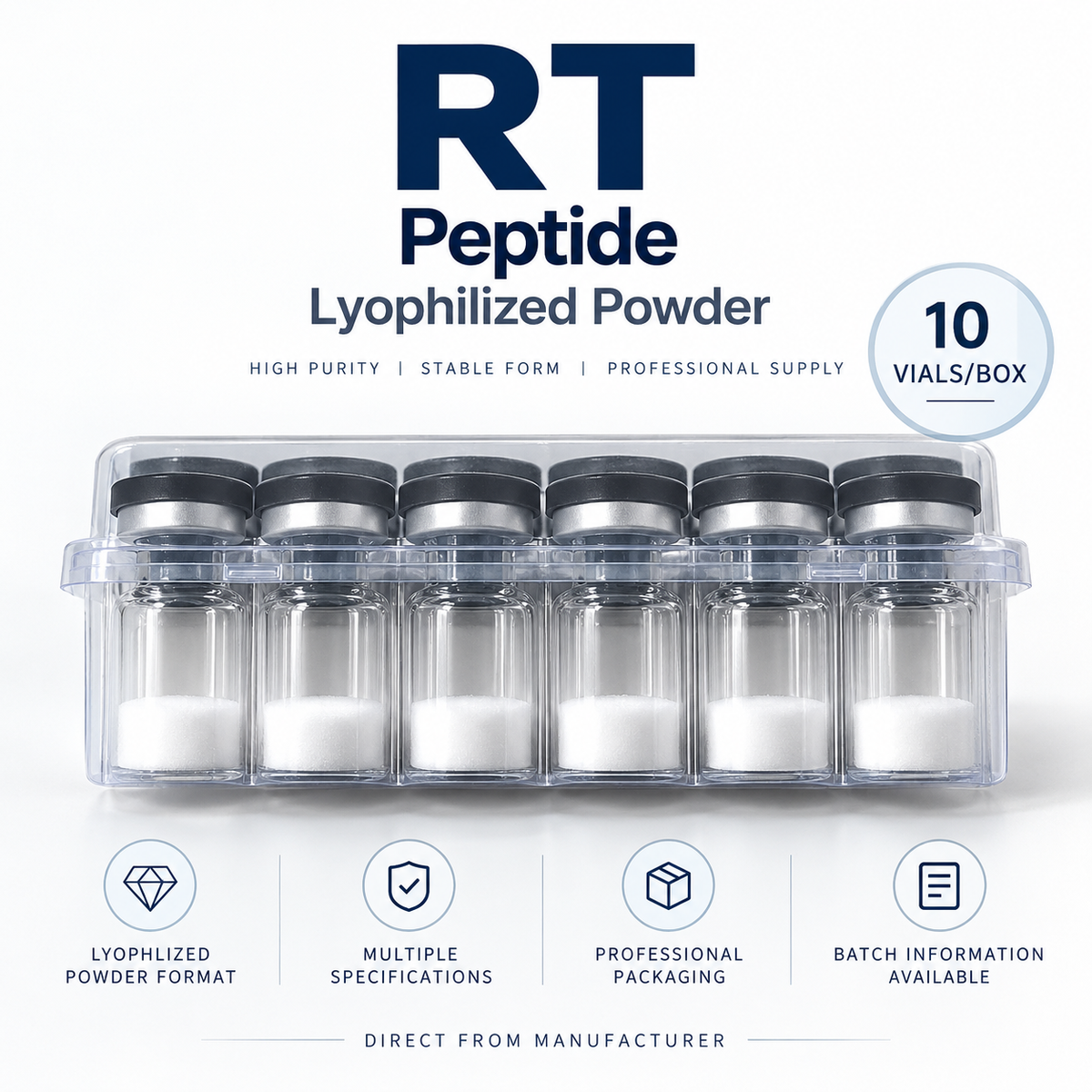 Retatrutide (RT) Lyophilized Powder | Research Peptide