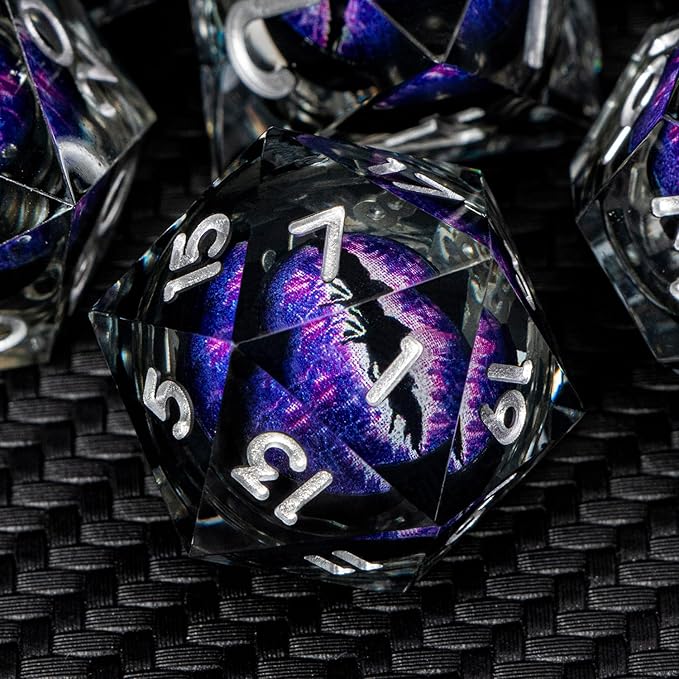 👁️ Dragon Eye Dice Set – Stare Into Your Fate