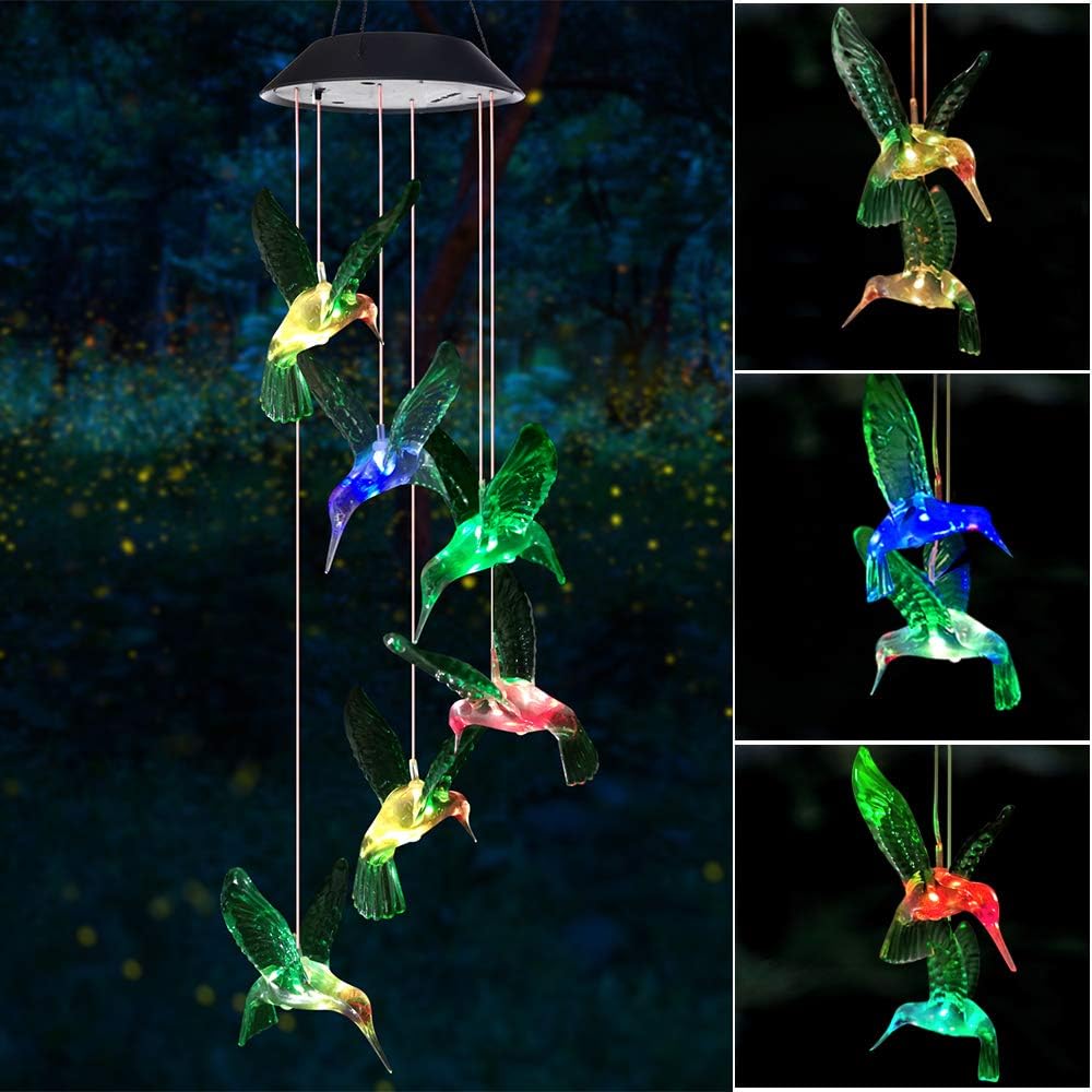 Solar Wind Chime Lights for Garden & Patio