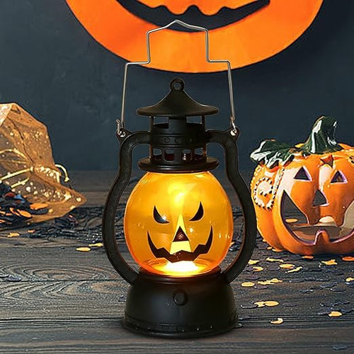 3-Pack Electric Pumpkin Lights - Safe, Flickering Porch Decor 🎃