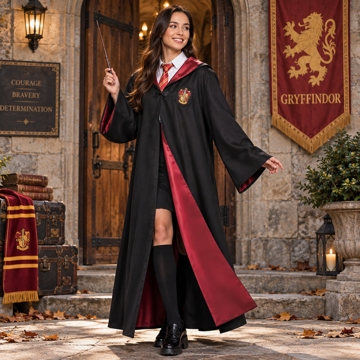 Harry Potter Hogwarts House Robe – Deluxe Wizard Costume