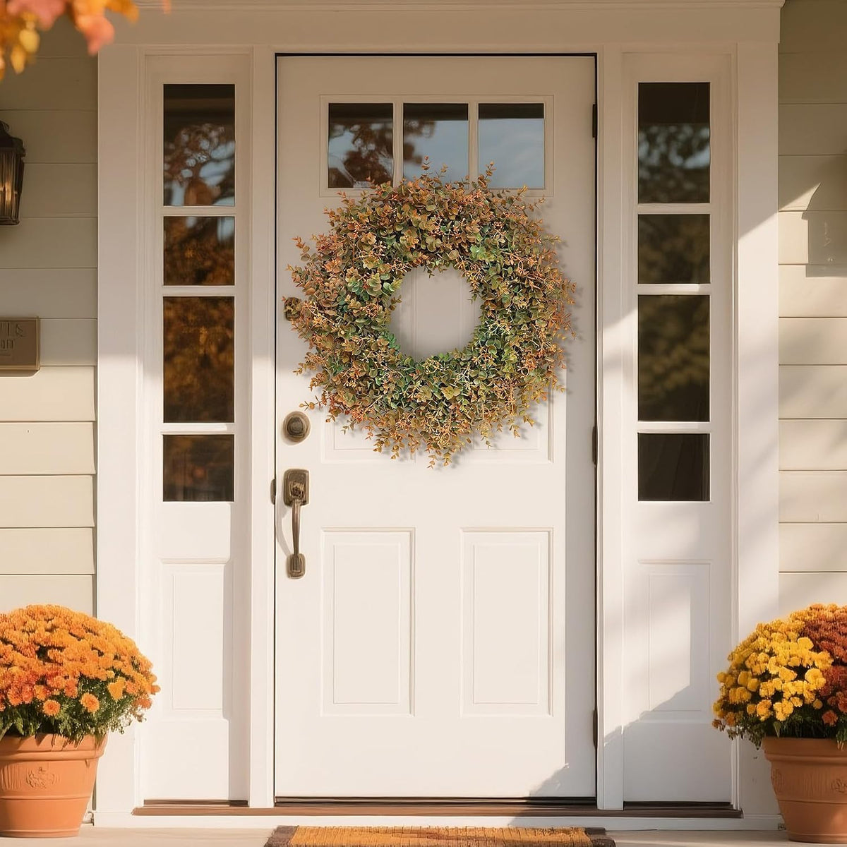Fall Wreath for Front Door – Autumn & Thanksgiving Decor
