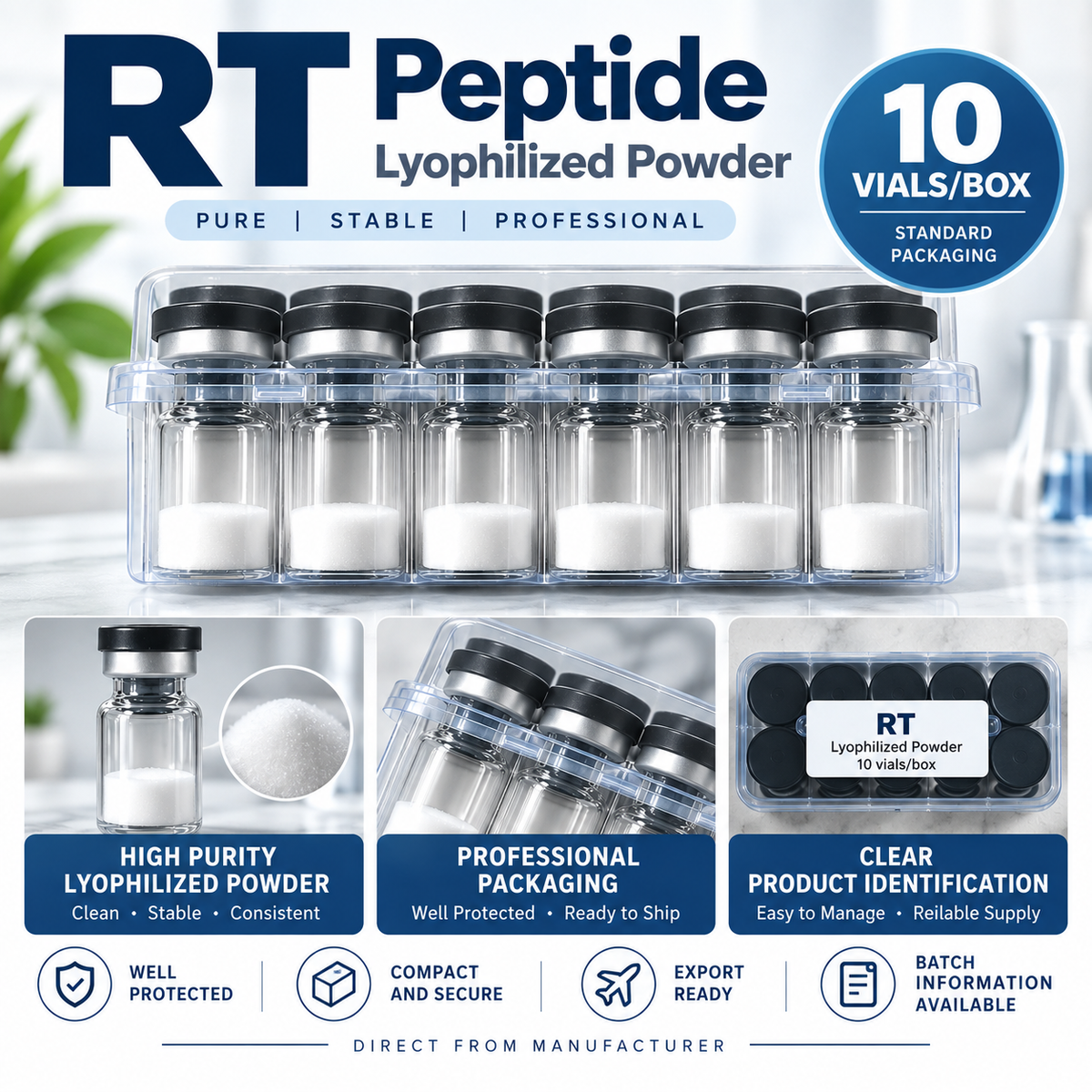 Retatrutide (RT) Lyophilized Powder | Research Peptide