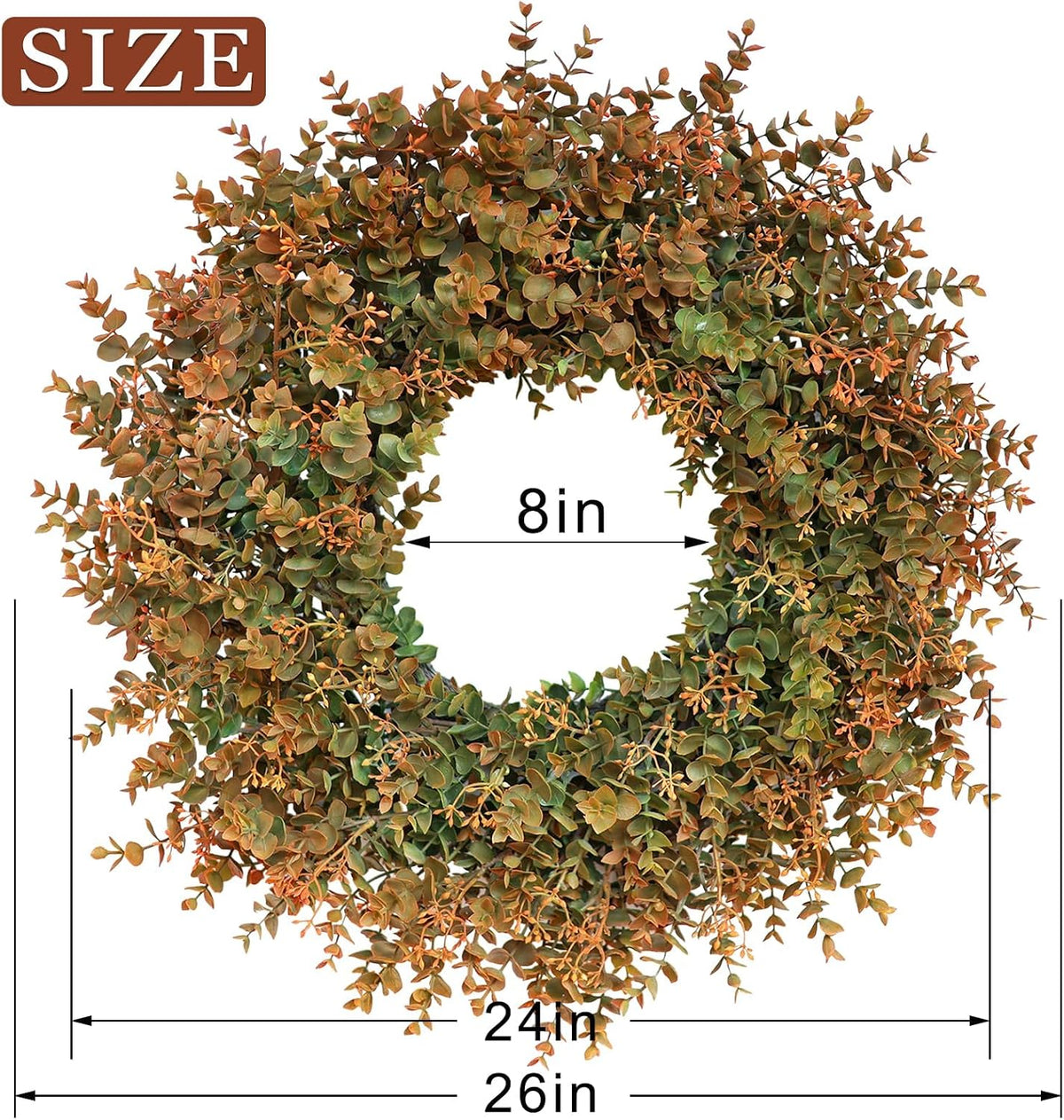 Fall Wreath for Front Door – Autumn & Thanksgiving Decor