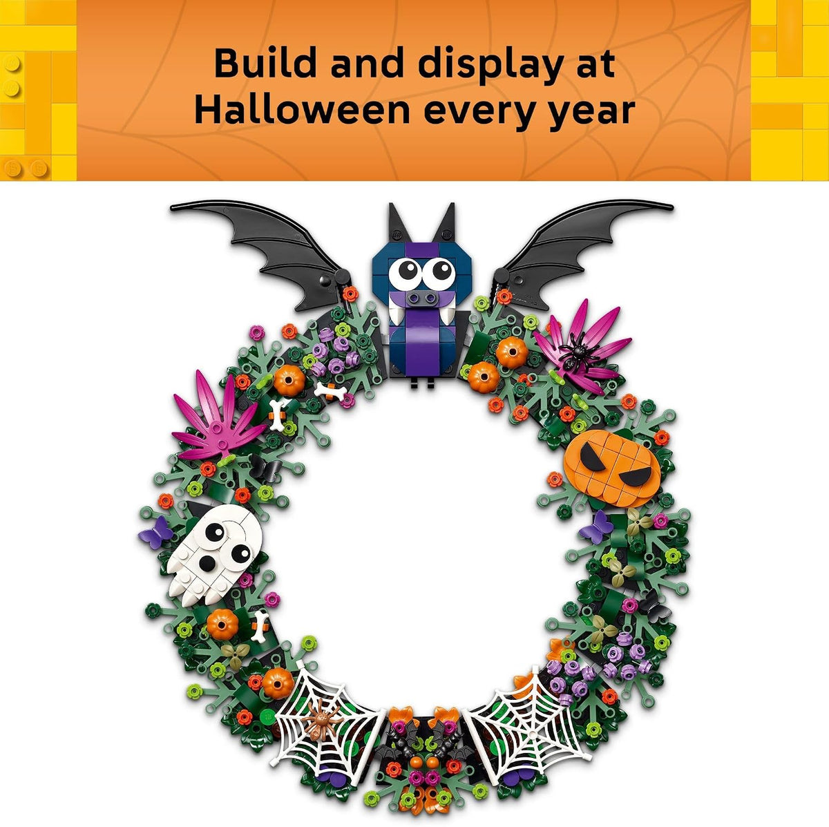 LEGO Halloween Wreath 40825 – 617-Piece Building Set