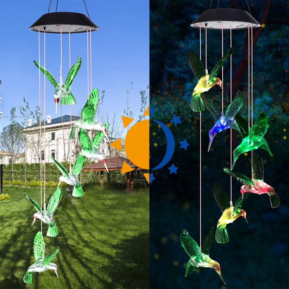 Solar Wind Chime Lights for Garden & Patio
