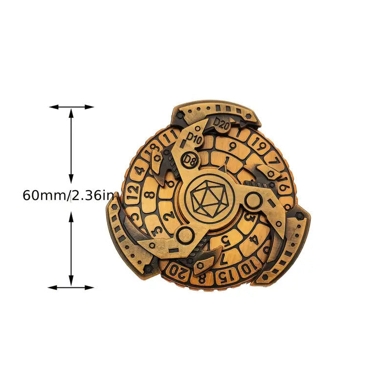 🎲7-in-1 DND Spinner Dice Set🔥Epic RPG Fun!