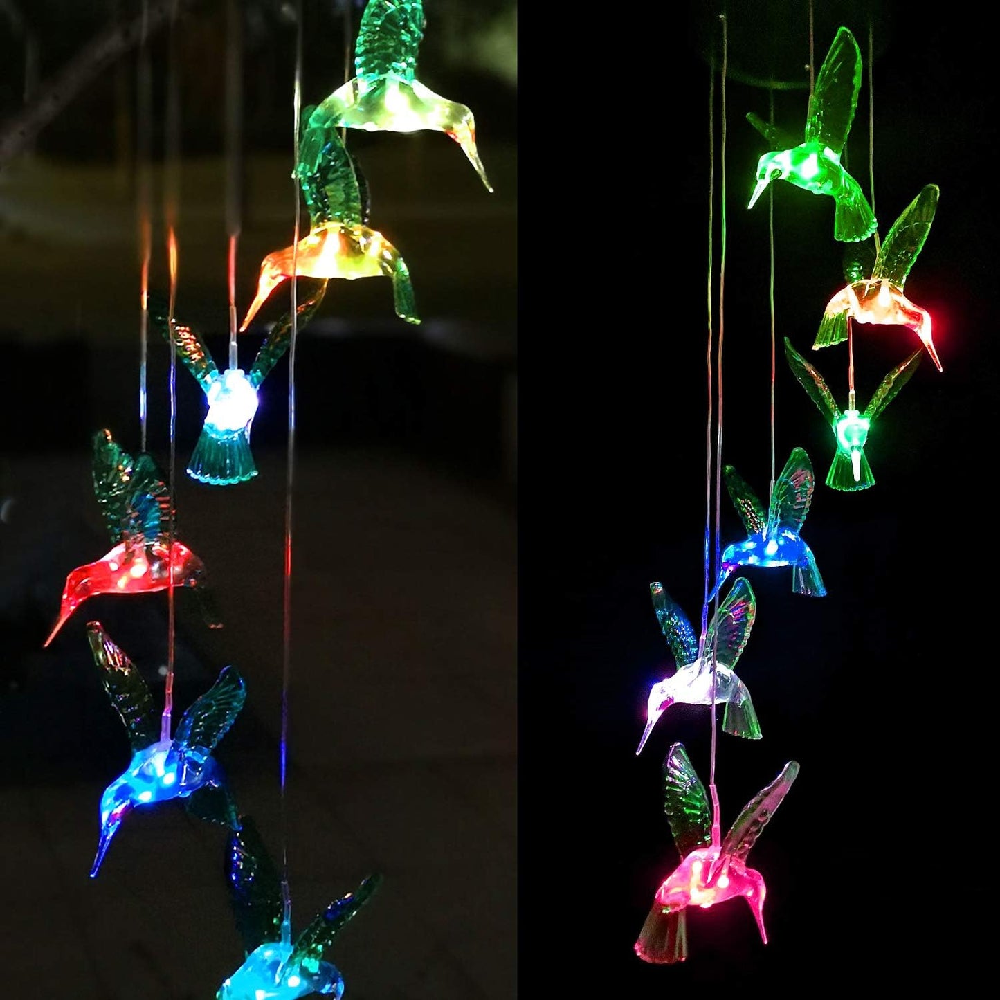 Solar Wind Chime Lights for Garden & Patio