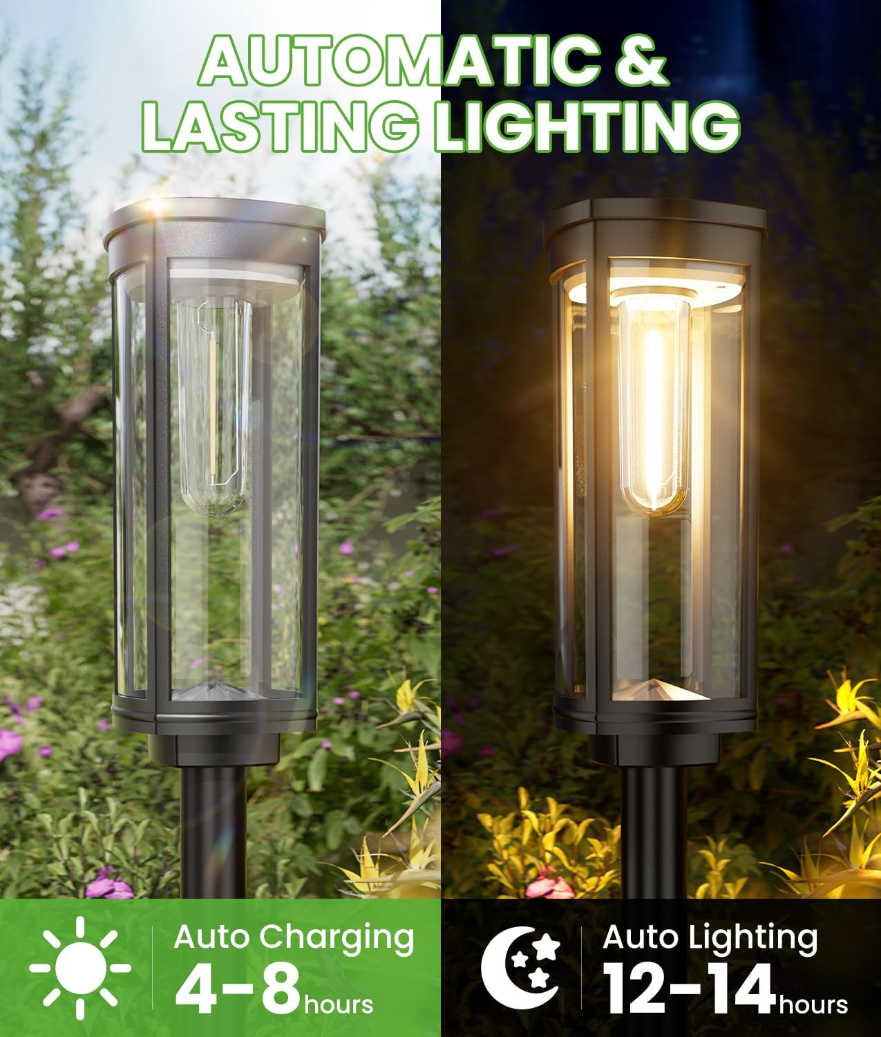 Solar Pathway Lights for Garden & Yard