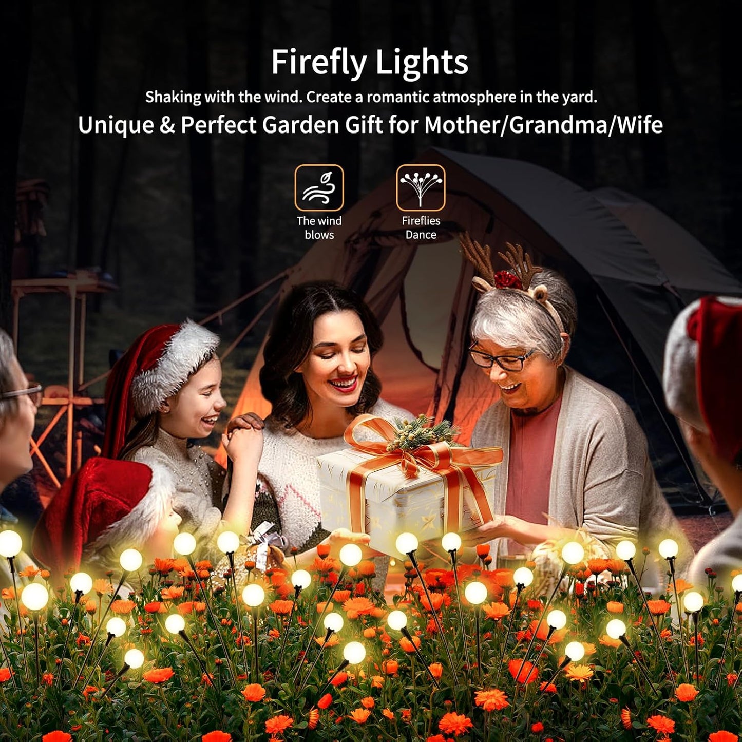 Swaying Solar Firefly Lights for a Magical Garden Glow