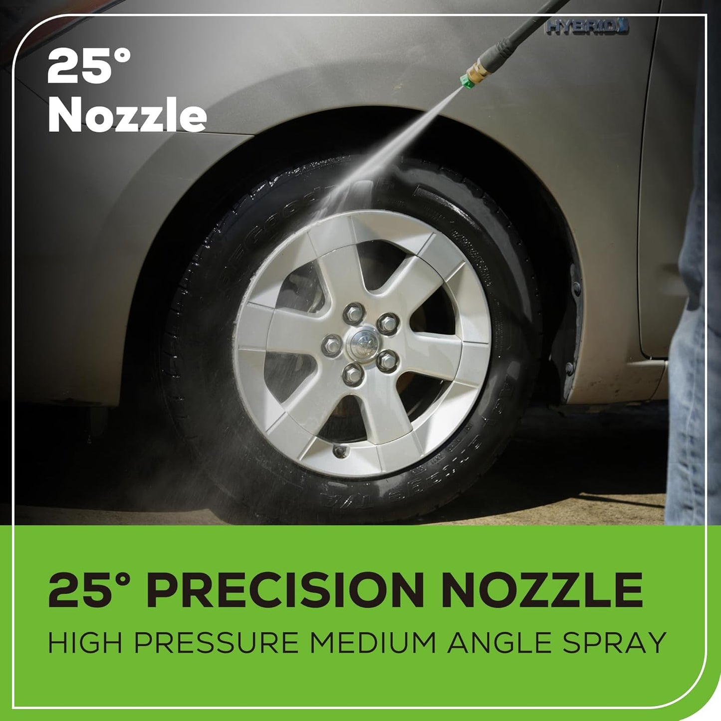 Compact Electric Pressure Washer for Cars, Patios, Decks & Driveways