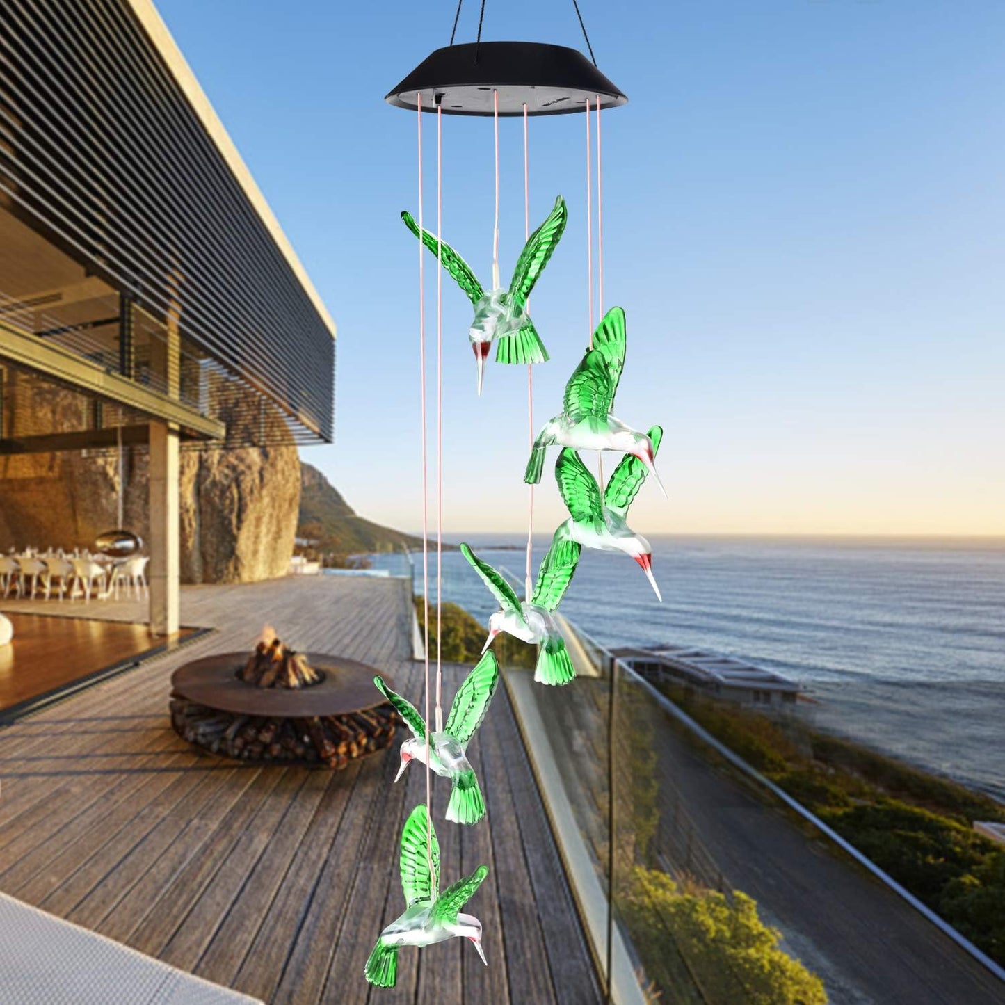 Solar Wind Chime Lights for Garden & Patio