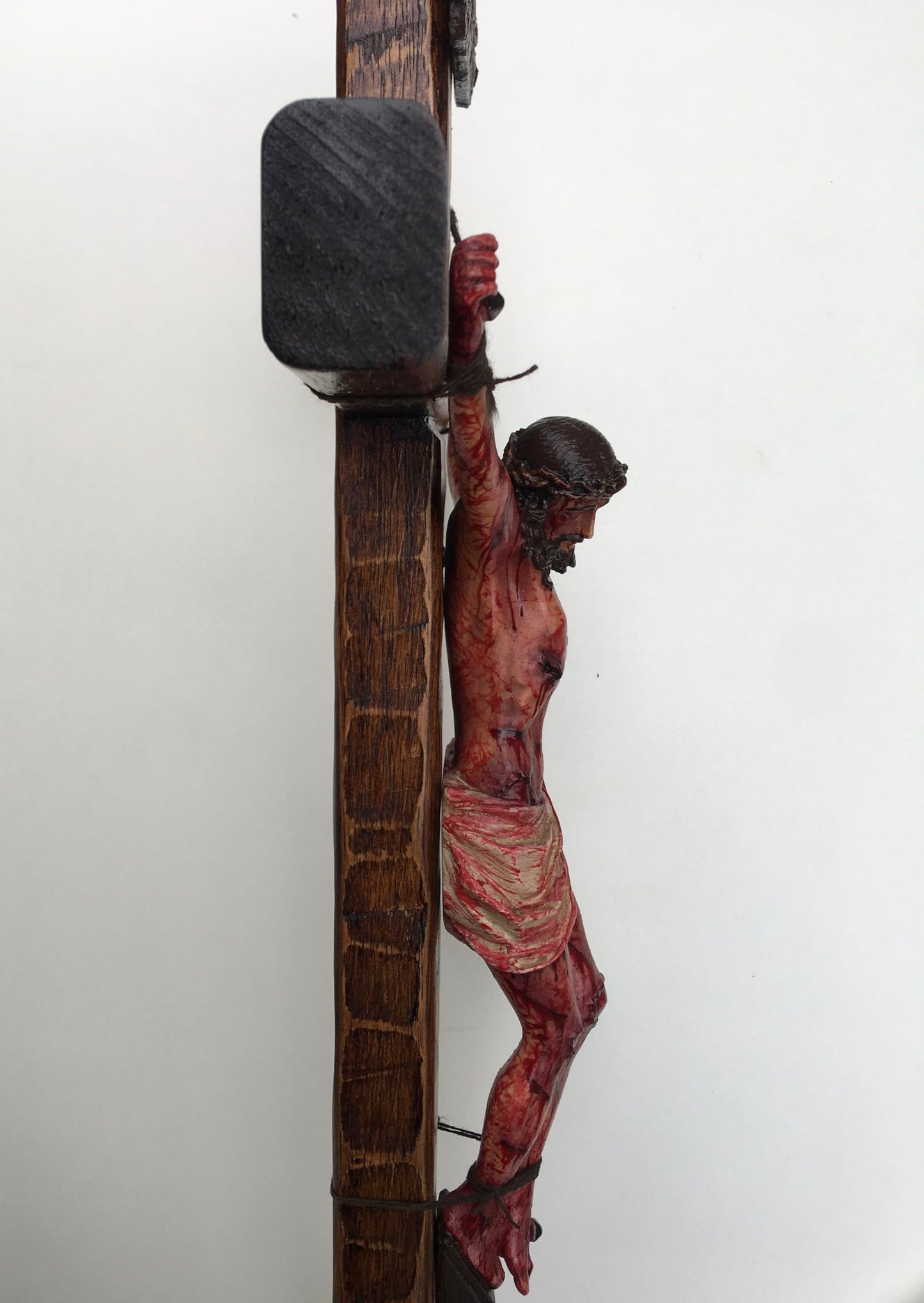 ✝️ Hand-Carved Blessed Jesus Crucifix