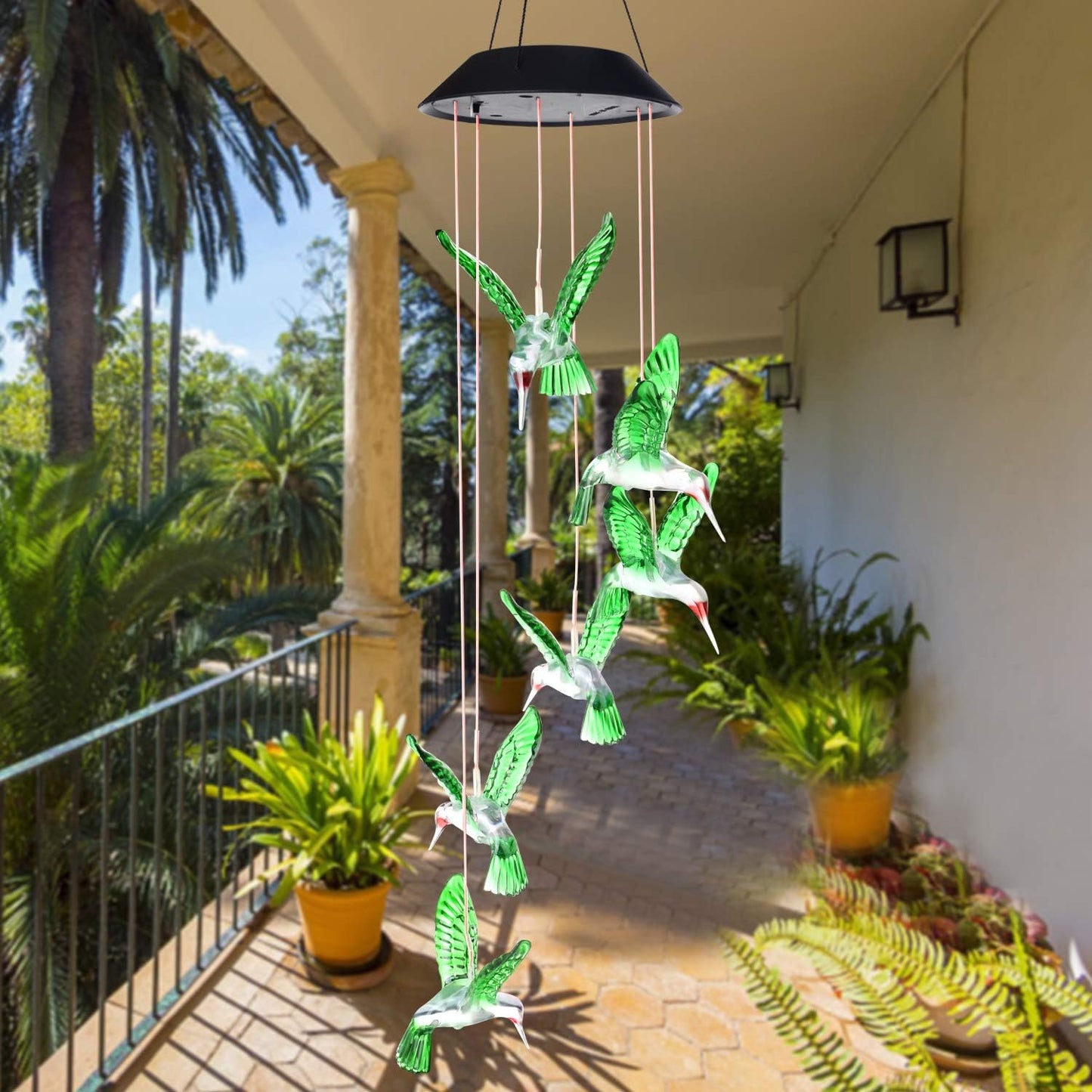 Solar Wind Chime Lights for Garden & Patio