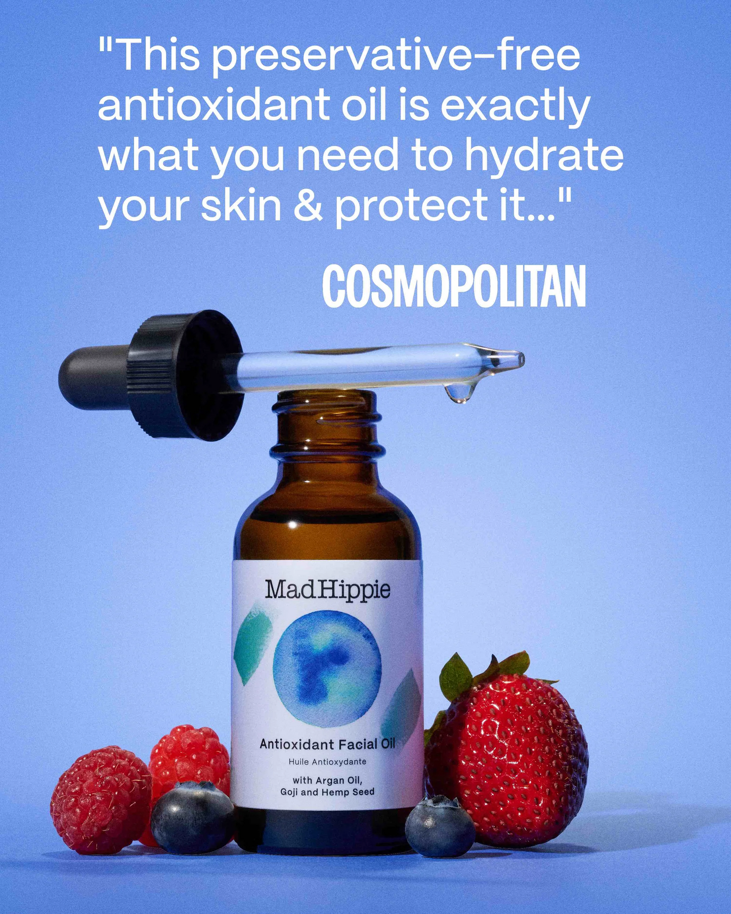 🌊 Natural Facial Oil with Argan & Vitamin E