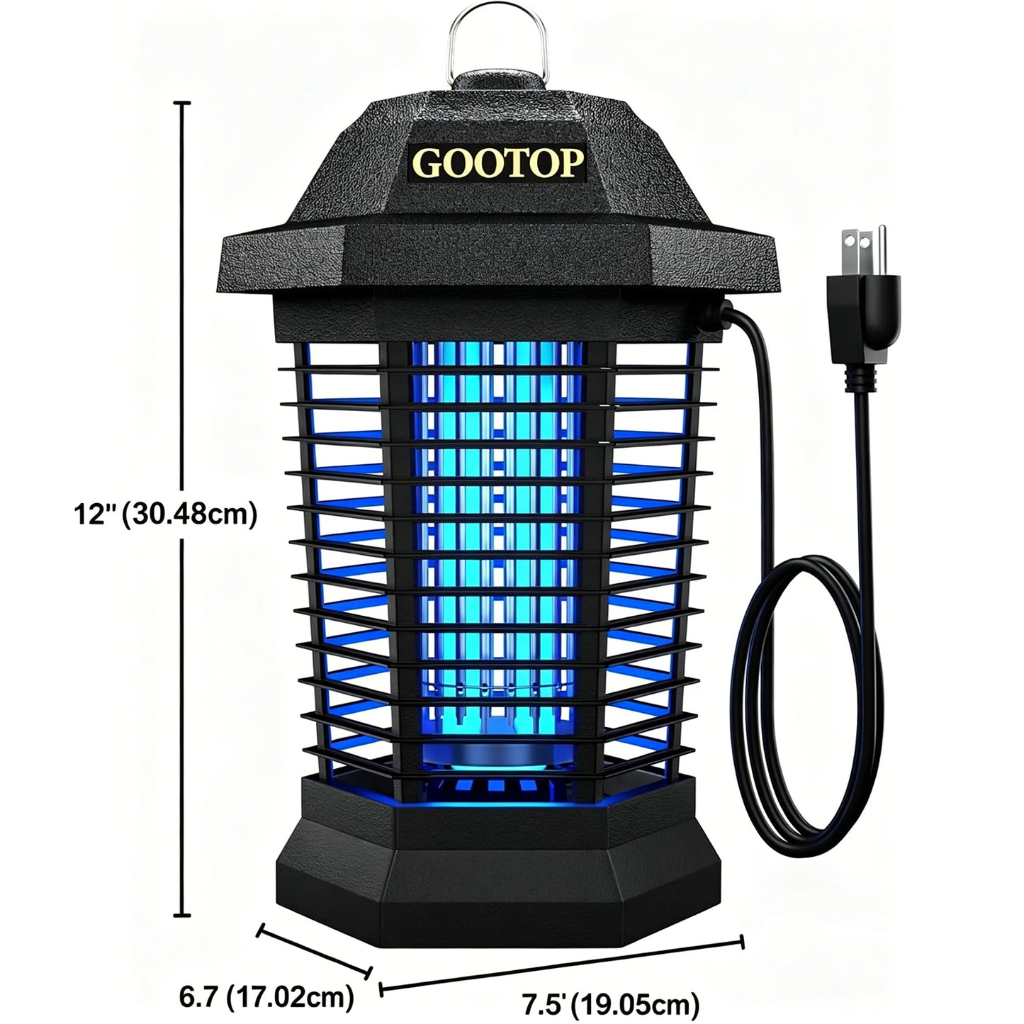 Outdoor Electric Bug Zapper for Patio, Porch & Backyard