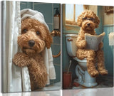 Teddy and toilet