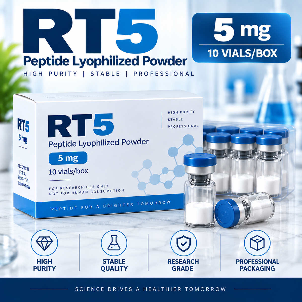 Retatrutide (RT) Lyophilized Powder | Research Peptide