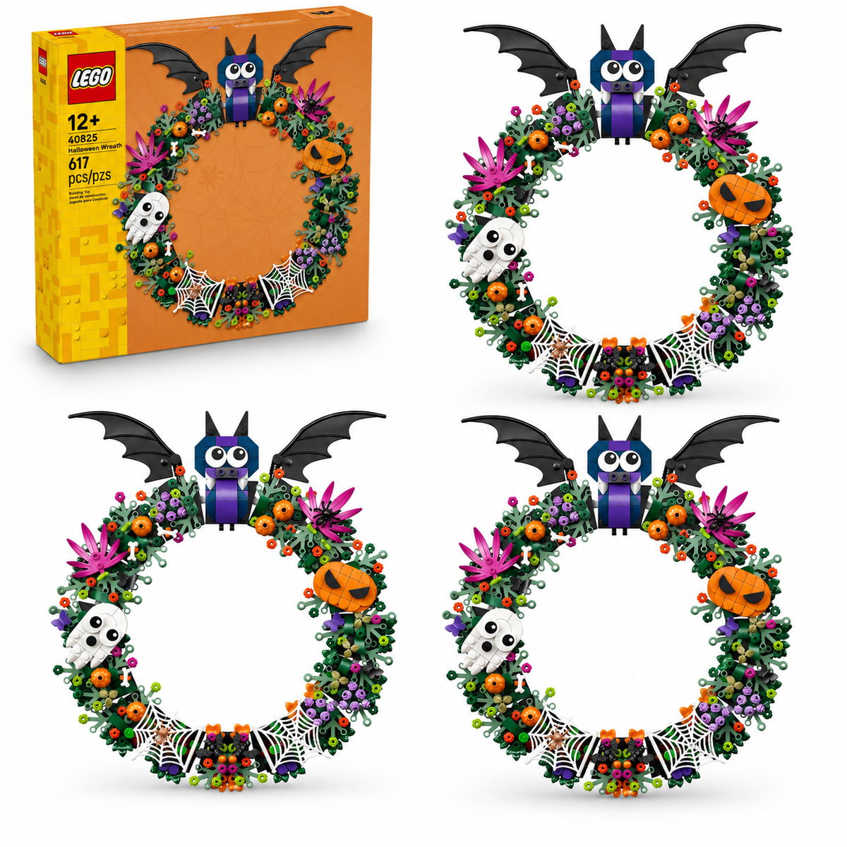 LEGO Halloween Wreath 40825 – 617-Piece Building Set