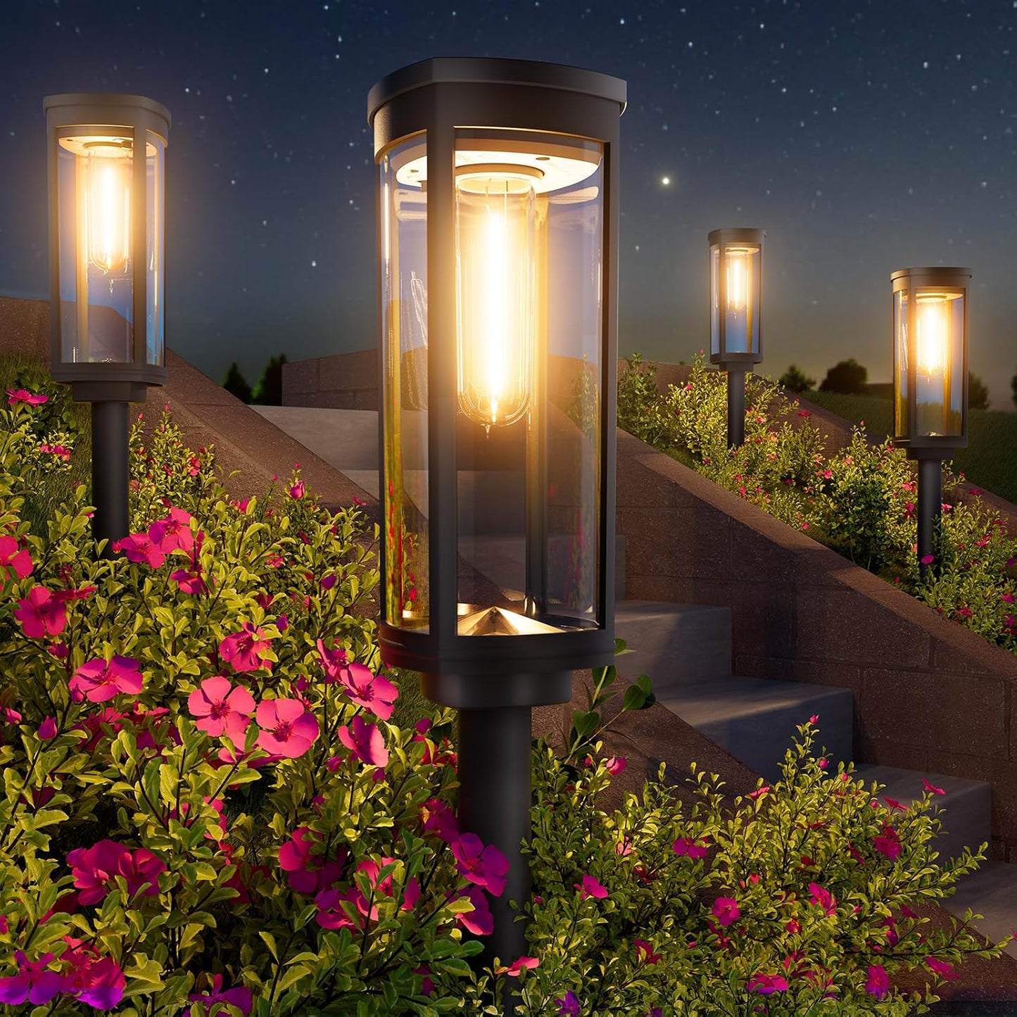 Solar Pathway Lights for Garden & Yard