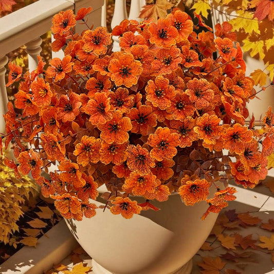 💐12PCS Artificial UV-resistant flowers: suitable for patios, porches and balconies-Danish Bellflower